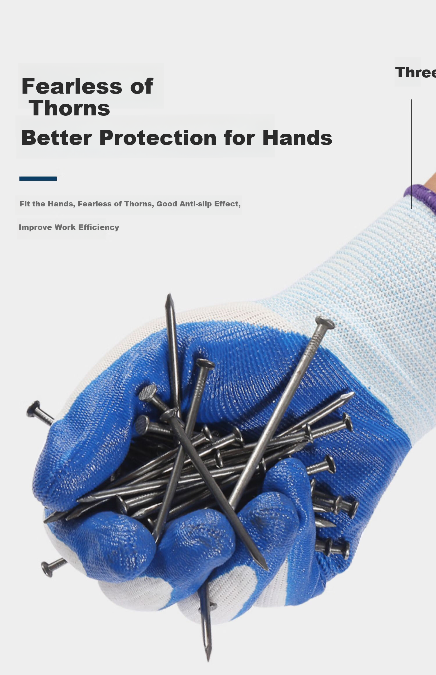GUANNUODA Nitrile Rubber Work Gloves, 12 Pairs/pack, Wear-Resistant, Oil-Resistant, Waterproof Coated Gloves, Construction Site Auto Repair Building Protective Gloves 4
