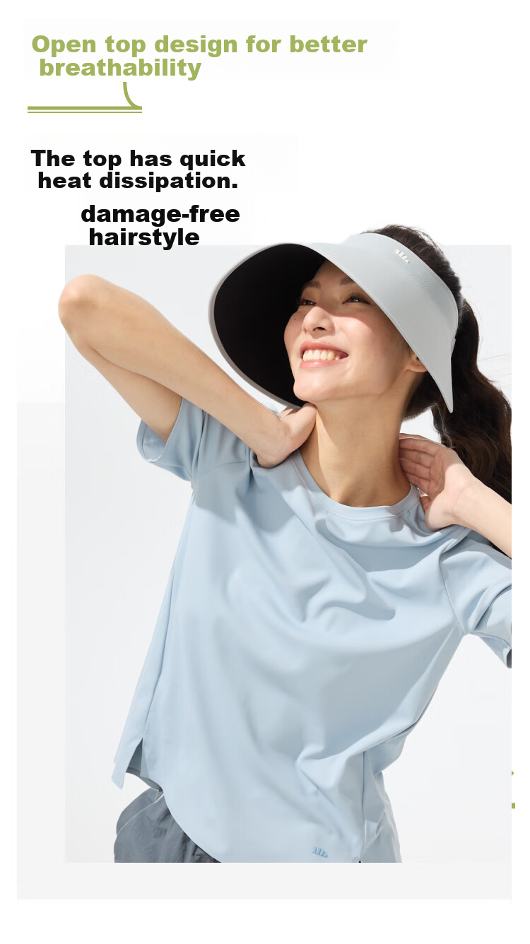 Beneunder Egg Roll Lampshade Sun Hat Women's Sunshade Hat Large Brim Open Top Hat Men's Extended Side Brim Full Face Sun Protection Purple 12