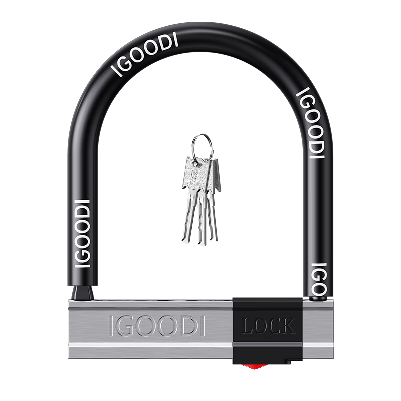 Huangchi Electric Bicycle Lock, Anti-Theft Lock, U-Shaped Lock, Pick-Resistant Lock, Motorcycle Lock, Bicycle Lock, Solid And Thickened Anti-Shearing Lock