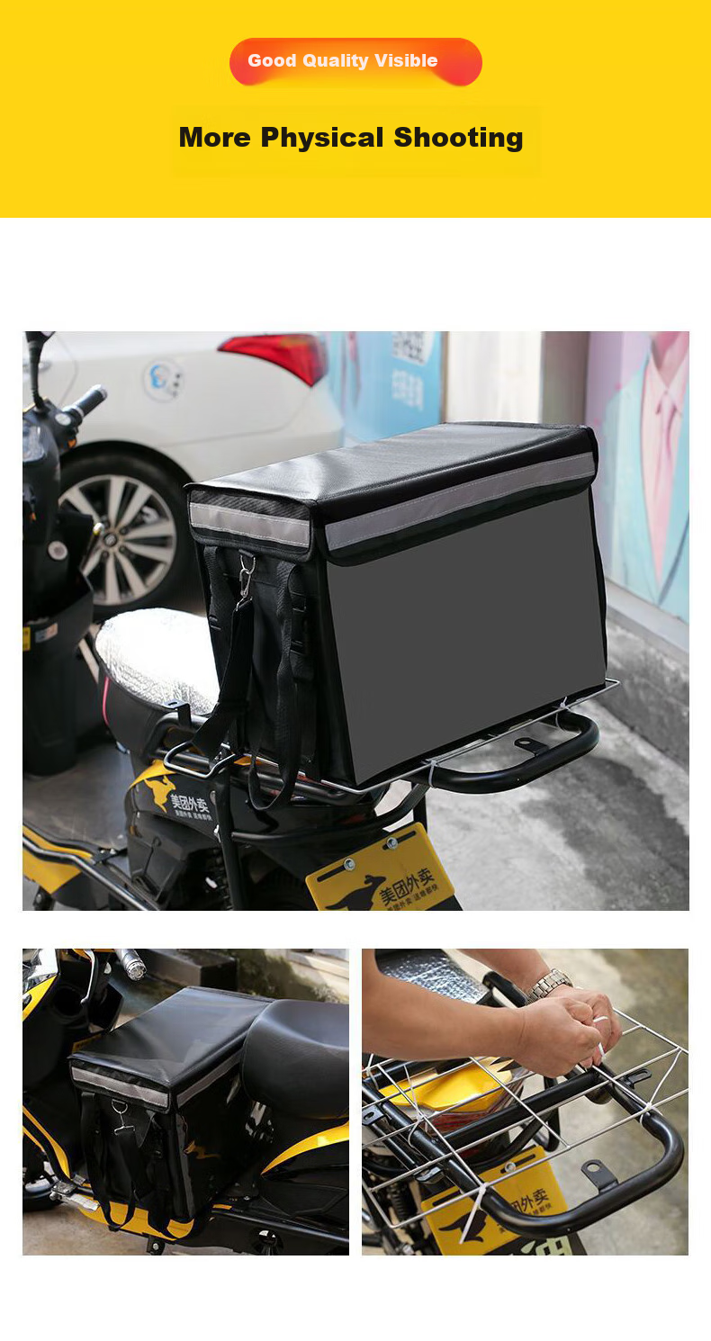 Minggu Food Delivery Box, Insulated Container, Electric Vehicle Food Delivery Box, Keeps Hot And Cold, Delivery Box for Outdoor Camping And Picnics, 30L 12