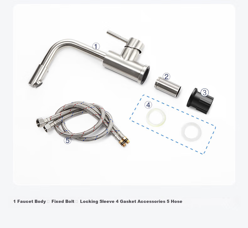 ARROW Gunmetal Basin Faucet, 304 Stainless Steel Body, Bathroom Hot And Cold Tap, Washbasin Rotating Faucet 14