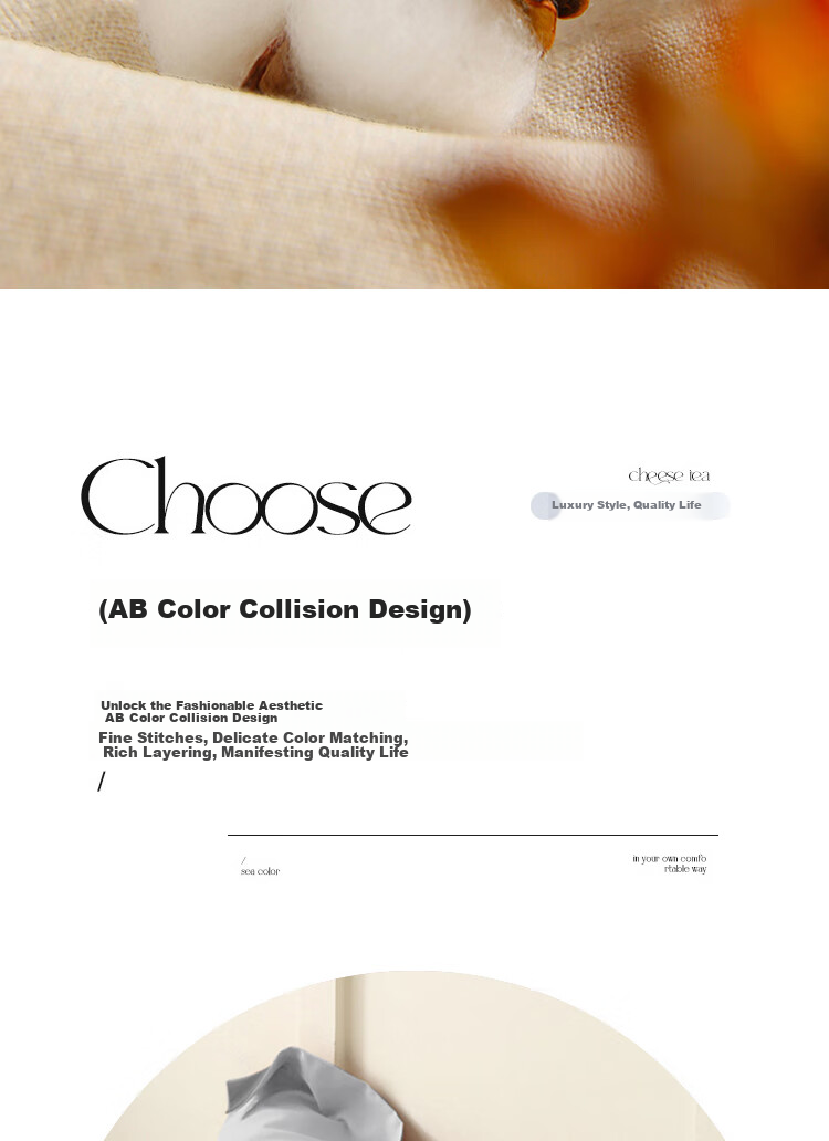 Yuanshenghuo Pure Cotton Pillowcase, Single Size 60% Cotton Pillow Cover, 48*74cm, Gray, Single Piece 6