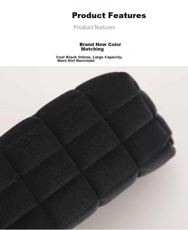 KOKUYO Student Office Storage Bag, NEMU Pillow Bag, Polyester Canvas Pencil Case, Black Medium Size, WSG-KUK261D 4