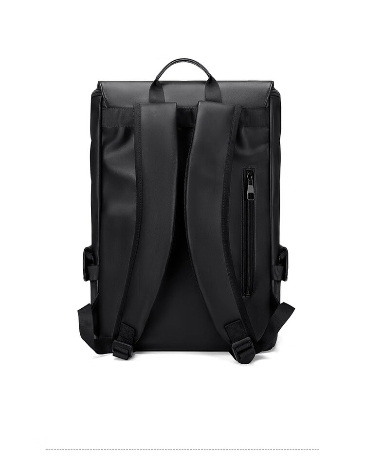 GOLF Backpack for Men, Casual Soft Leather Backpack, Laptop Bag for Students, Flip-Top Travel Outdoor Business Sports Backpack 24