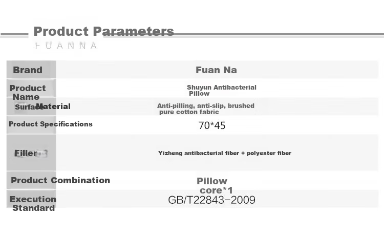FUANNA Home Textile Pillow Core, Pure Cotton Fabric, Antibacterial Pillow, Adult Soft Pillow, Hotel Pillow, Fiber Pillow, Low Pillow, 70*45cm 12