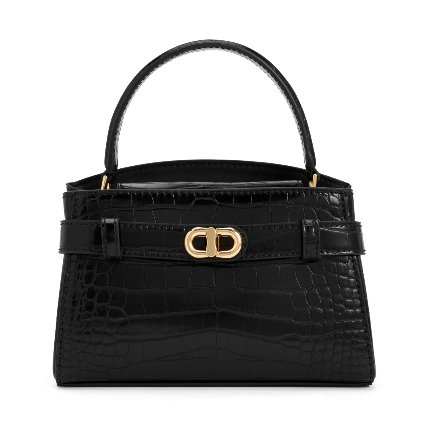 CHARLES&KEITH Crocodile Pattern Handbag, Crossbody Wedding Bag, Women's Bag, Birthday Gift for Girlfriend, CK2-50270880