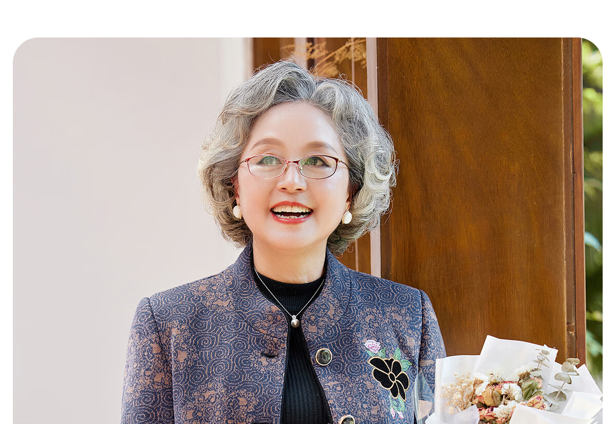 YUZHAOLIN Middle-aged and Elderly Women's Spring and Autumn Woolen Coat Grandma Style Mom Jacket Elderly Clothing Y53D022 11