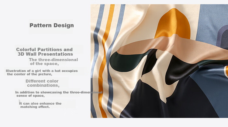 Shanghaigushi Silk Scarf for Women, 100% Mulberry Silk, National Day Gift Box, Birthday Present for Mom, Blue 3