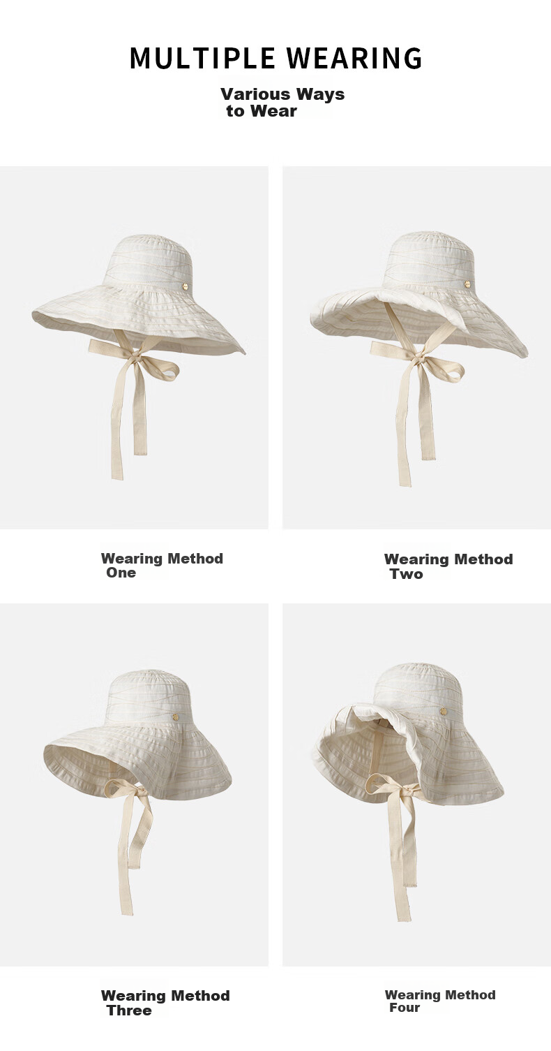 Kenmont Sun Hat for Women, Face-Covering Wide Brim UV Protection Hat, Fashionable And Simple Style 6210 8