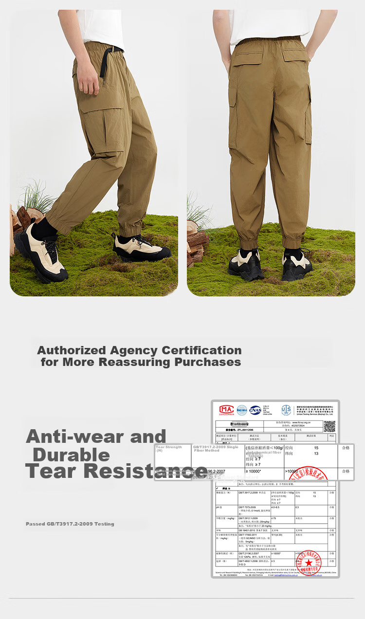 JD Original Spring Sun Protection Cargo Pants, Quick-Drying Breathable Wear-Resistant Multi-Pocket Water-Repellent Trousers for Men And Women, Black L 17