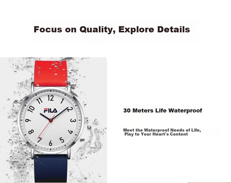FILA Watch, Youth Waterproof Wristwatch, for Male And Female Students in Middle And High School, Exam Silent Watch, Model 6707 3