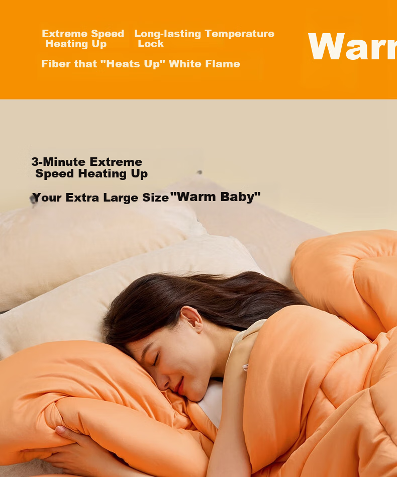 8H Heat-Retaining Antibacterial Class A White Flame Fiber Lazy Quilt Core, Spring And Autumn Comforter 4.1 Jin, 200*230cm, Blue 3