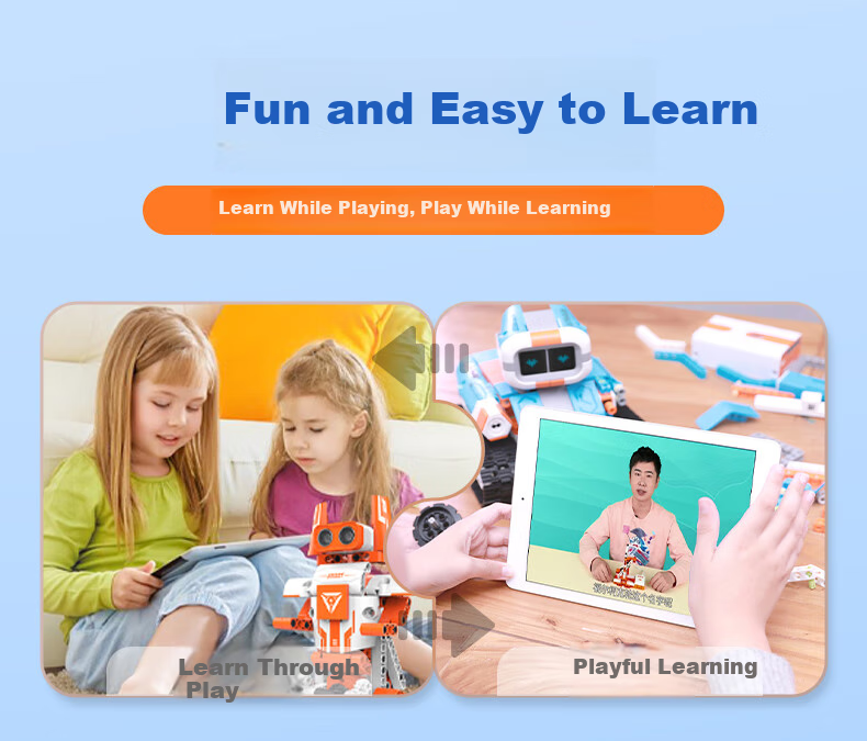 Jingyujiqiren Smart2 Building Blocks, Educational Programming Toy, Electric Assembly Blocks, Birthday Gift for Boys And Girls 14