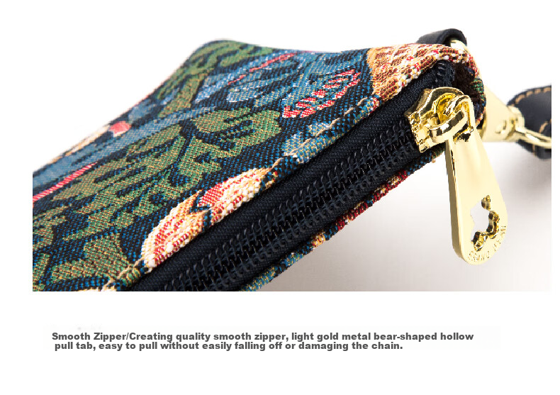 Xiaoxiongyilian Phone Bag Coin Purse, New Stylish Design for Women, Mother's Floral Bird Embroidery Clutch, Valentine's Day Gift 9