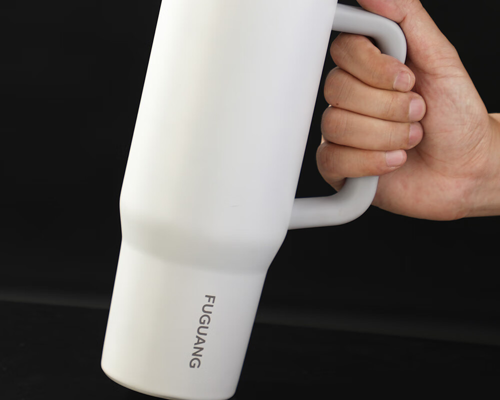 Fuguang 316L Straw Insulated Cup, Large Capacity, Sealed, for Men And Women, Ice King Cup, Giant Water Bottle, Tea Infuser Cup, Natural Color 8
