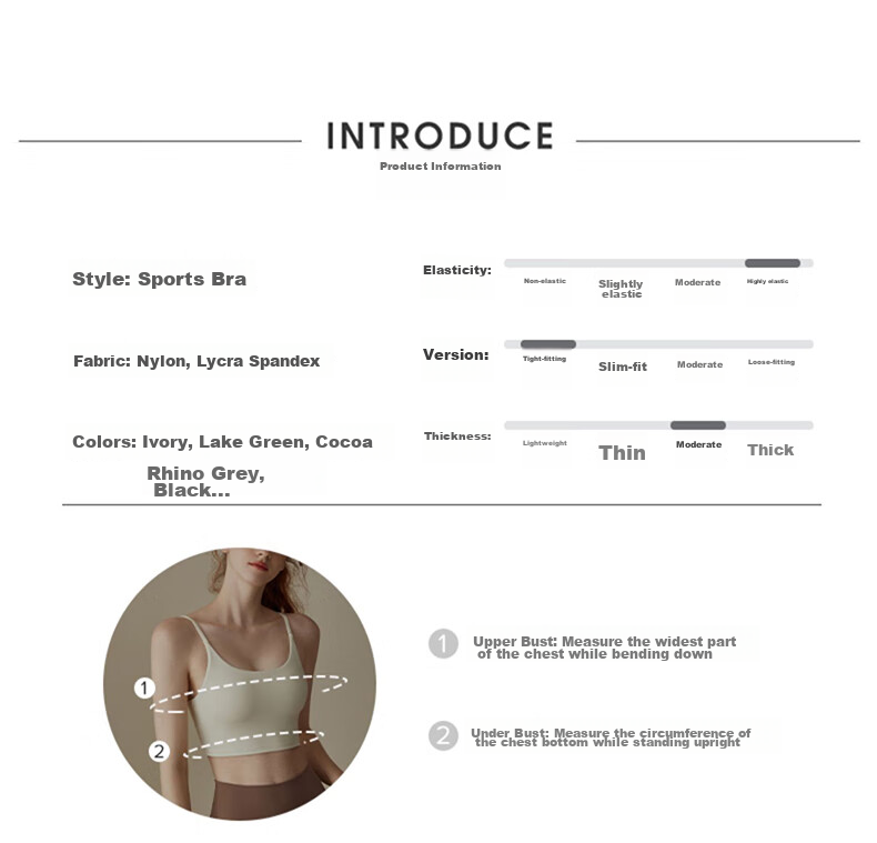XUEXIMAN Sports Bra for Women, Running Anti-Shock Summer Wear, Beautiful Back Fitness Bra Vest, Professional Training Yoga Wear Brassiere 9