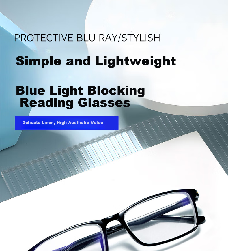 Cuntiandaofu Reading Glasses, High-Definition Anti-Blue Light Reading Glasses, Ultra-Light And Stylish, Black, 100 Degrees [Recommended for Ages Below 50] 1