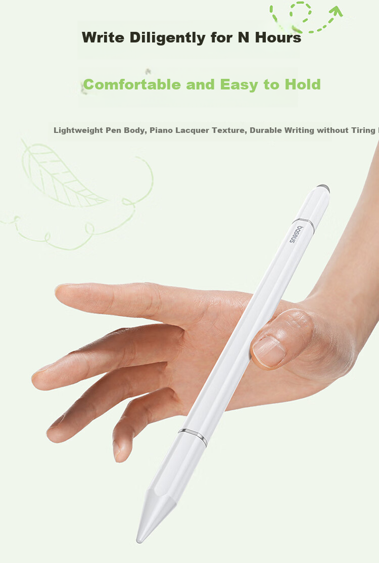 Baseus Capacitive Stylus Touch Pen Screen Pen Tablet Pen [Compatible with Phones And Tablets], Suitable for Huawei, Xiaomi, Honor, Samsung, Writing Pen for Matepad11.5s/air12 10