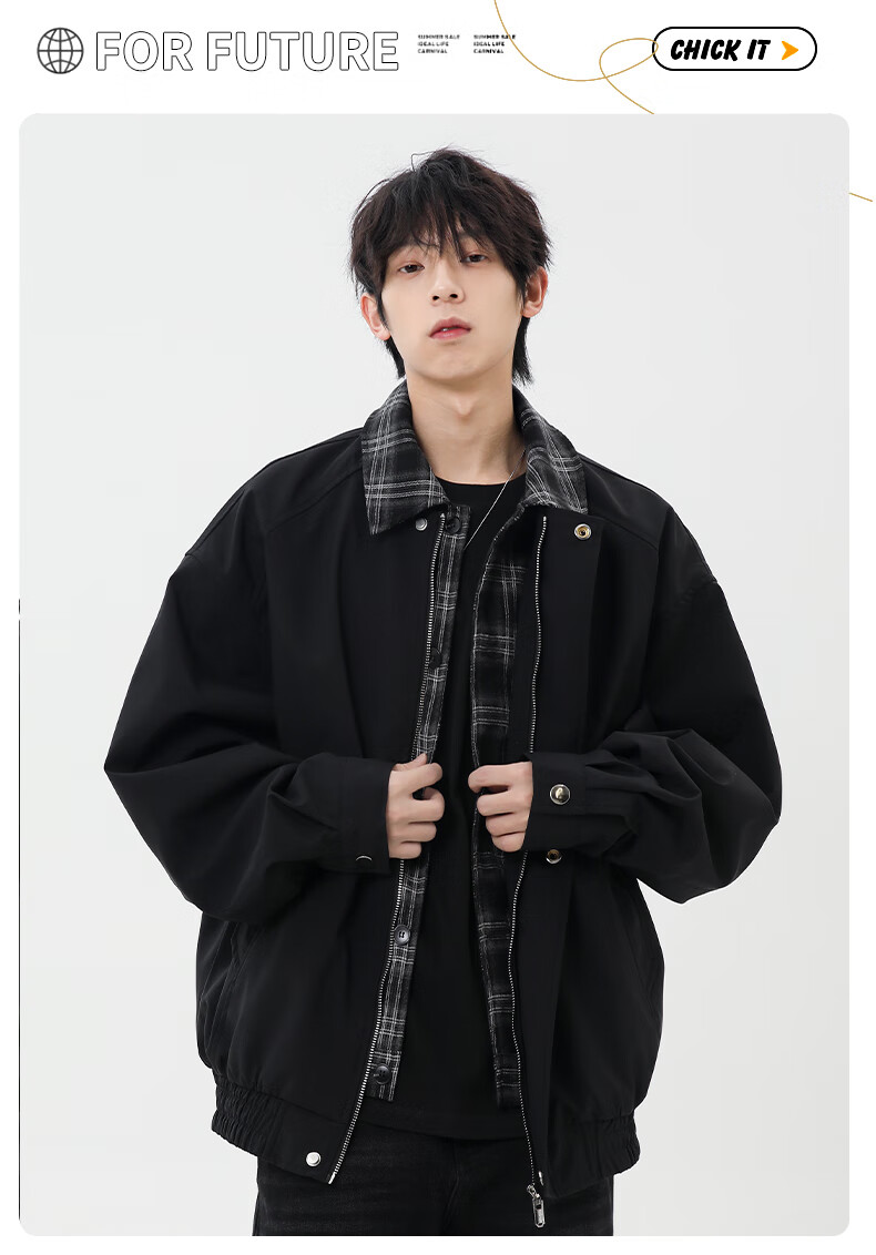 MAYBEYOND Men's American Style Lapel Jacket Autumn Winter Casual Cool Two-in-One Versatile Premium Coat MW11 Brown 2XL 1