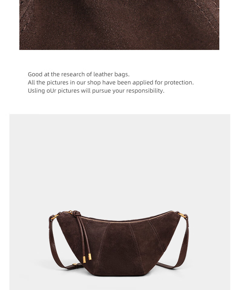 Millies Women's Leather Dumpling Bag Fashion Shoulder Crossbody Bag Birthday New Year Gift for Girls Girlfriend 4
