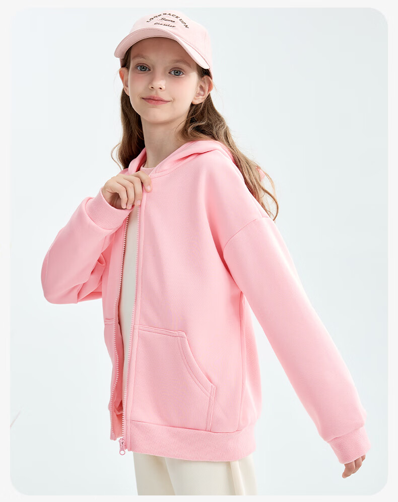 Baleno Boys' Jacket, Autumn And Winter 2026 Style, Older Children's Stylish Fleece-Lined Warm Sportswear, Kids' Hooded Sweatshirt, Winter Cardiga 3