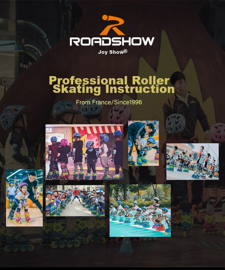 ROADSHOW Kids Roller Skates Locking Wheels Complete Set Boys Girls Beginner Ice Skates Inline Skates RX2S Pink Purple L 14
