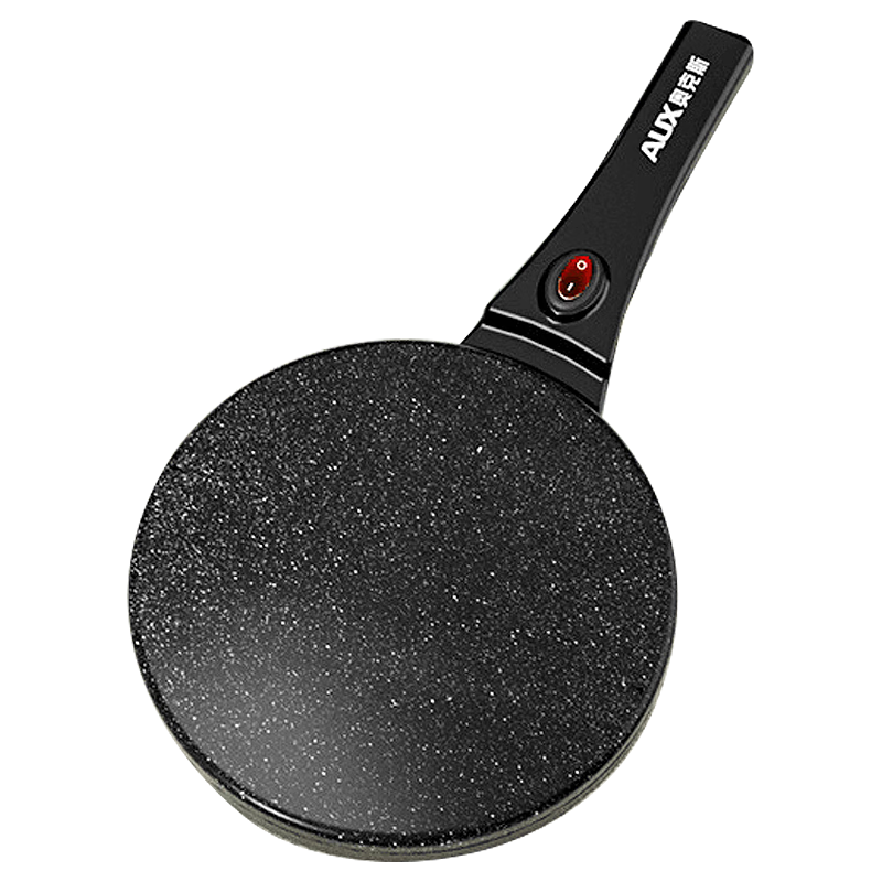 AUX Thin Pancake Maker Spring Pancake Machine Home Electric Griddle Small Thin Pancake Maker Flatbread Pan Mini Crepe Pan Pancake Making Tool Spring Pancakes Spring Rolls Wrappers Layer Cake Maker LA-BBJ
