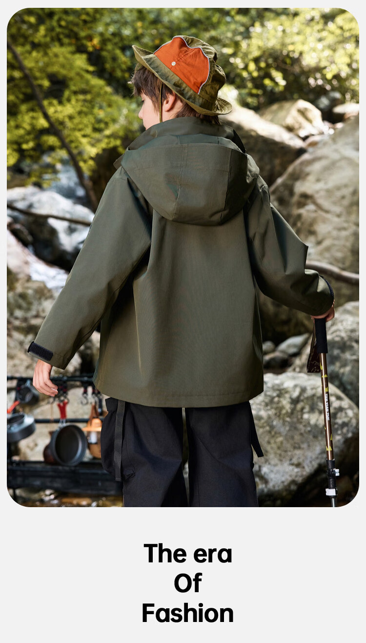 ASK JUNIOR Kids Long Sleeve Jacket Unisex Autumn Windproof Outdoor Running Sports Hiking Coat 11