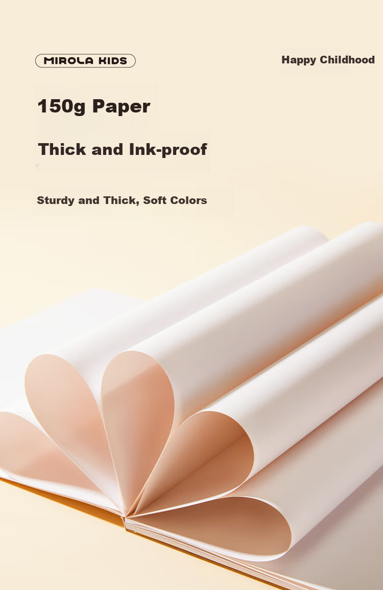 Meiletongnian Children's Drawing Book, Blank Paper for Doodling And Coloring, Thickened, for Primary School Students' Art Class And Kindergarten Children, 8K Size 4