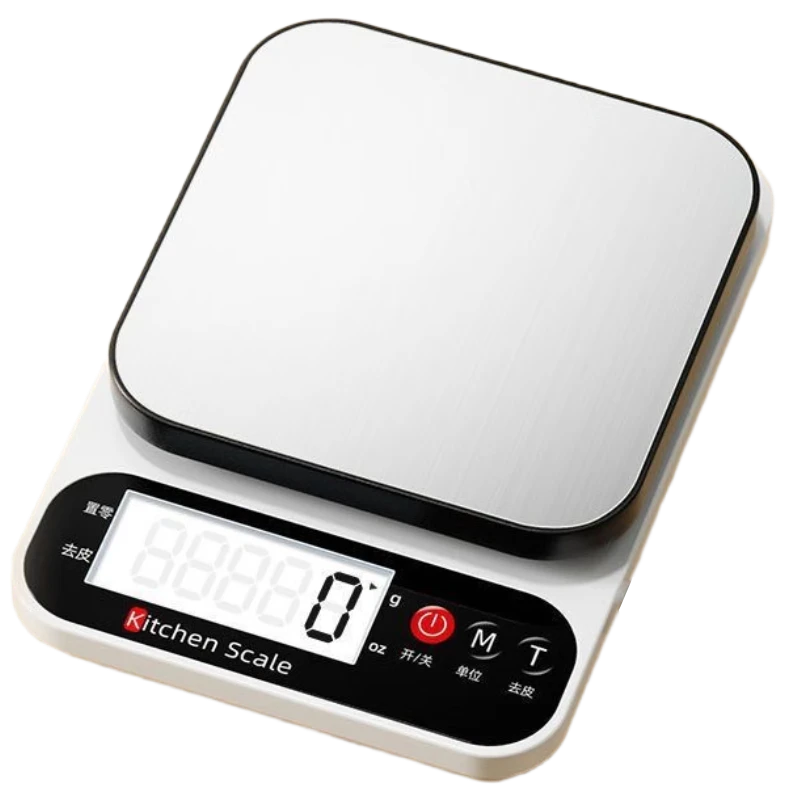 Royalstar Electronic Kitchen Scale Household Small Baking Gram Scale High Precision Stainless Steel Food Scale Accurate Triple-Use Model