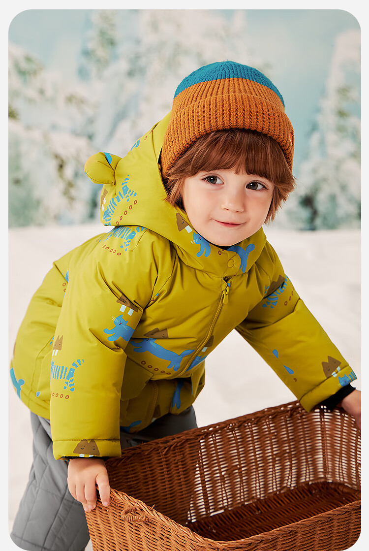 Minibala [Three-proof] Kids Boys and Girls Thickened Down Jacket Baby Winter Down Coat 2025 9
