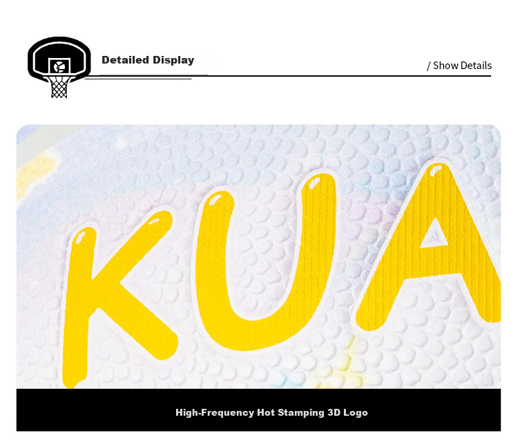 Kuangmi Basketball, Conch Standard Size 6, Youth Boys And Girls, Wear-Resistant, Moisture-Absorbing PU, Cute Gift, Training And Competition Professional Ball 4