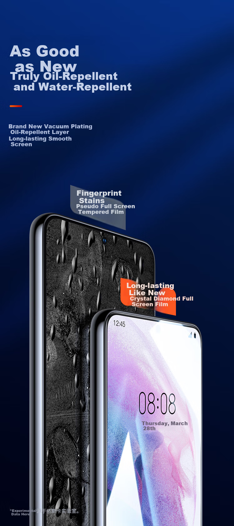 Yisika [Ultra-Fast Repair 2 Pieces] Hydrogel Soft Film for Samsung Galaxy S23 Ultra, S22 Ultra Phone Screen Protector, HD Non-Tempered Full Adhesive Anti-Scratch Fingerprint JM117 5