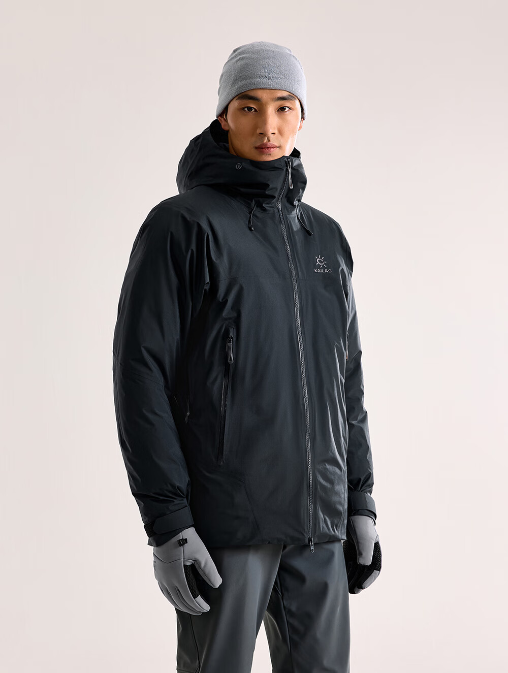 KAILAS Men's 700 Fill Power Goose Down Graphene Insulated FLT 3L Hard Shell Winter Goose Down Jacket 5