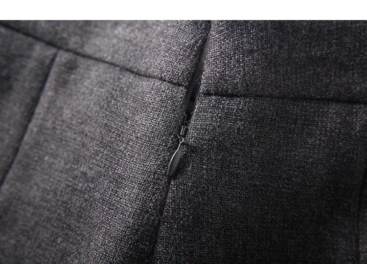 Demana Winter Elegant Structured Textured Tweed Fish Tail Petite Women's Skirt 6