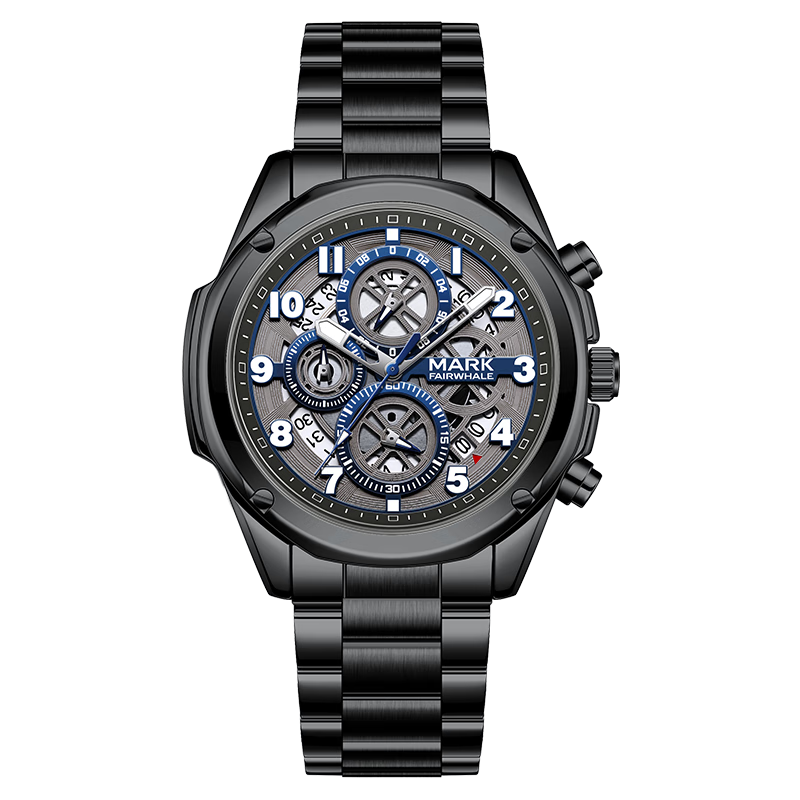 MARK FAIRWHALE Men's Watch Top Ten Famous Mechanical Luminous Waterproof National Brand Wristwatch Birthday Gift for Boyfriend 5049