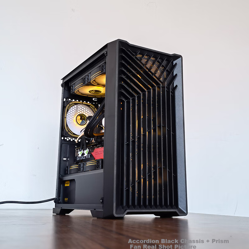 Wanjia Dust-Free Gaming Case White Anti-Dust Gaming And Office Computer Case Supports M-ATX Motherboard/240mm Water Cooling/Tempered Glass Side Panel/Three Dust Filters 11