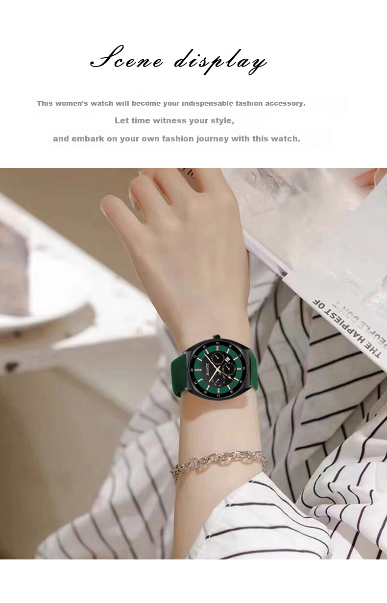 Gelangdi Student Watch Unisex Exam Silent Luminous Mechanical Quartz Wristwatch Civil Servant Valentine's Day Gift 9