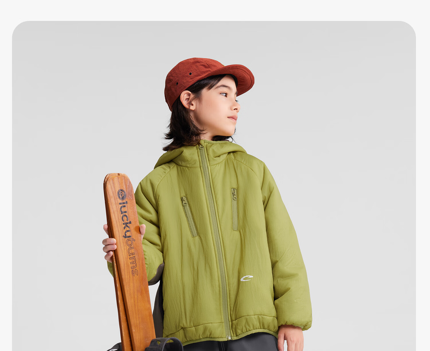 Zoxi Children's Cotton Jacket 3M Thinsulate 2025 New Winter Boys Lightweight Padded Coat Yellow-Green 130 34