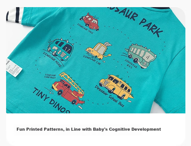 BALABALA Children's Clothing Baby T-Shirt Faux Two-Piece Long-Sleeve Top for Girls, Autumn Wear 2025, Printed Cute 209325100004 9