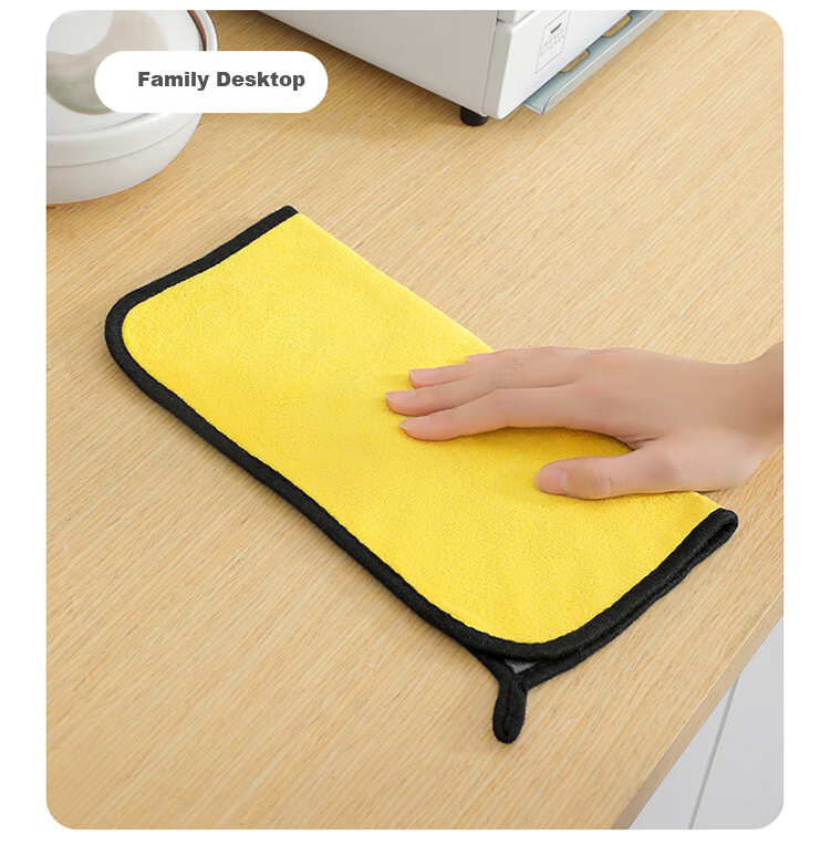 JPLAYER Car Wash Towel Cleaning Cloth Coral Fleece Absorbent Cleaning Household Cleaning Car Wiping Towel 30*60CM 3 Pieces 11