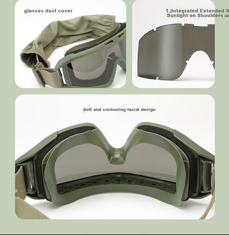 Zhugu Goggles, Anti-Fog Protective Eyewear, Fully Sealed Multifunctional Windproof And Sand-Proof Glasses [Anti-Fog Type] 4