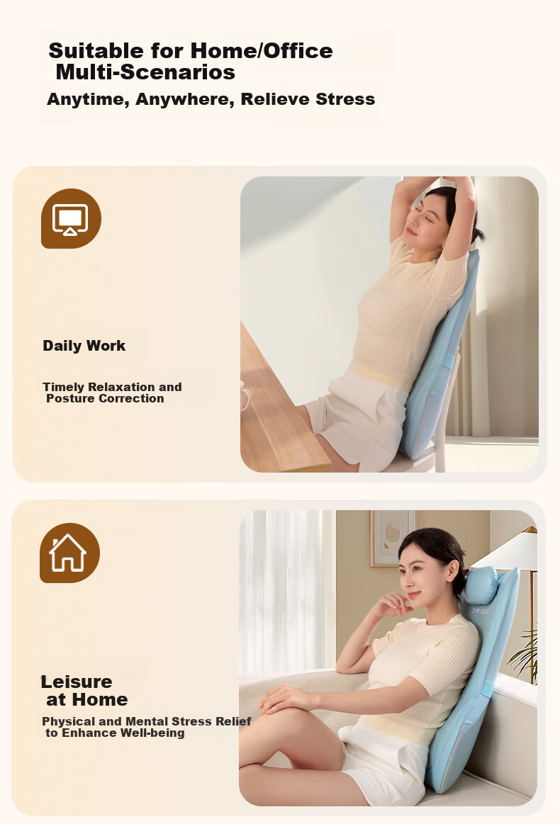 MIAOJIE MX05 Max Waist Massager, Walking-Style Back And Waist Massager, Kneading And Heating Pad, Lumbar Support, for Lower Back Pain Relief, Gift for Elders, Boyfriends, Girlfriends 11