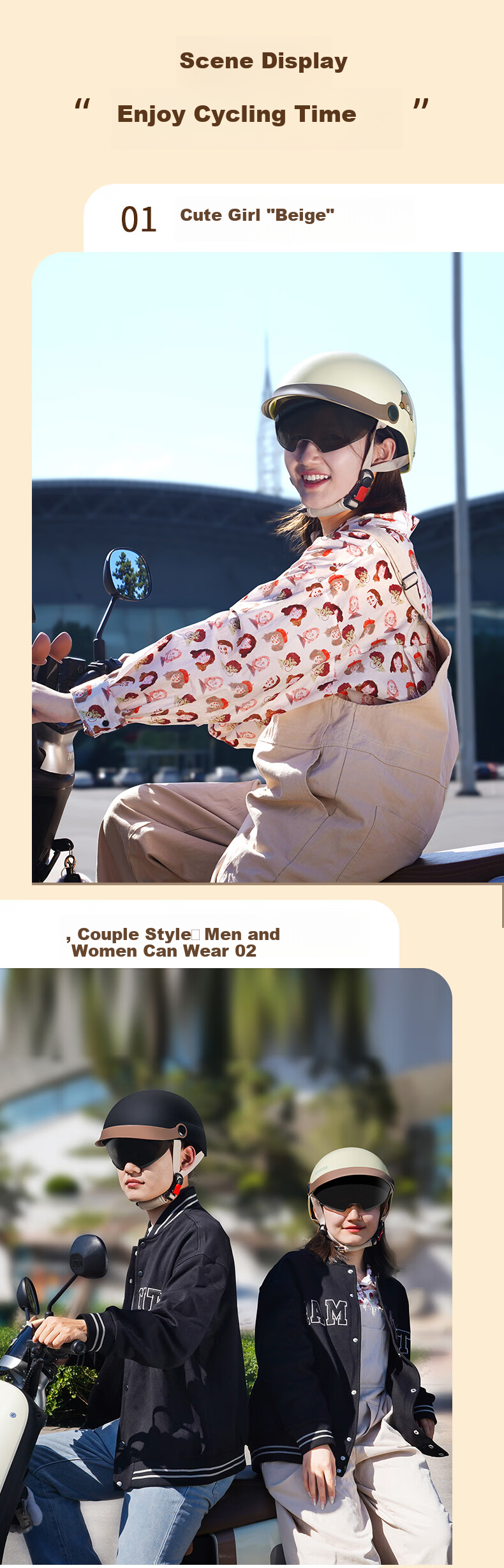 Siwangongli New National Standard 3C Certified Electric Vehicle Helmet, Summer Half-Helmet for Men And Women, Sun Protection Visor, All-Season Universal Electric Motorcycle Safety Helmet SWY6748 12