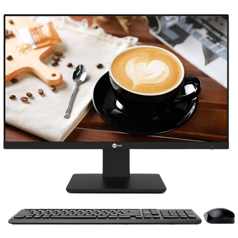 Lenovo Lecoo All-in-One Desktop Computer 23.8-inch (13th Gen i5-13420H, 16GB RAM, 512GB SSD, Wireless Keyboard and Mouse, Genuine Win11) Black