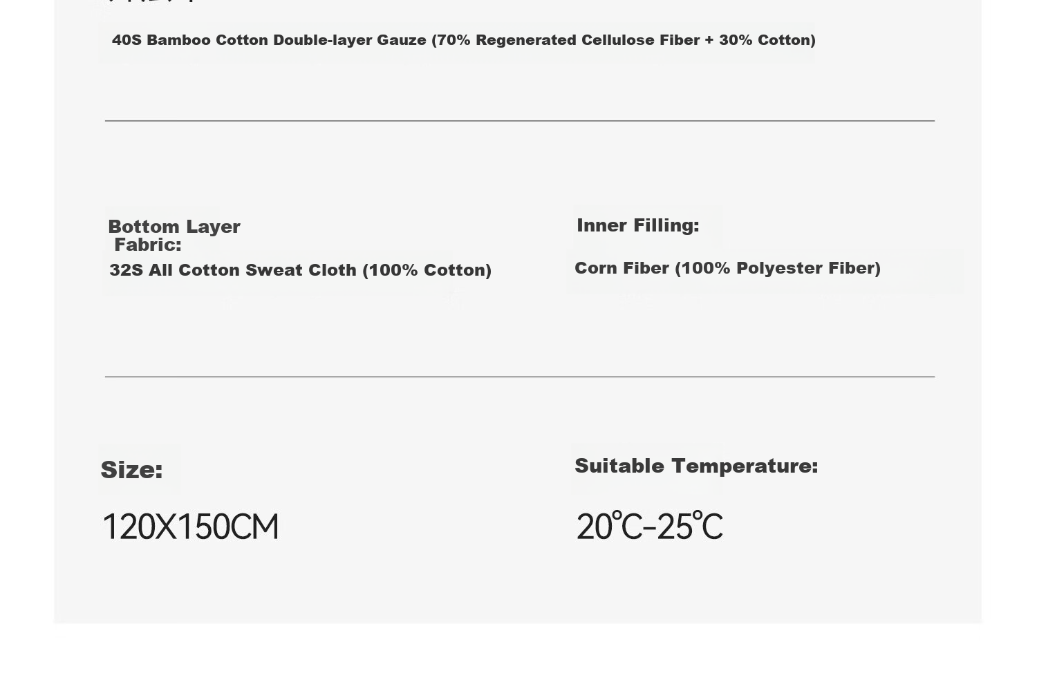 DOMIAMIA Baby Quilt, Gauze All-Season Blanket, Infant Quilt, Bamboo Fiber Antibacterial Constant Temperature Blanket, Suitable for All Seasons, 120x150 29