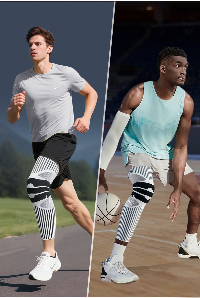 Bestray Knee Brace Warm Arthritis Meniscus Injury Sports Knee Support for Men and Women Elderly Long Tube Anti-Slip Sleeve 3