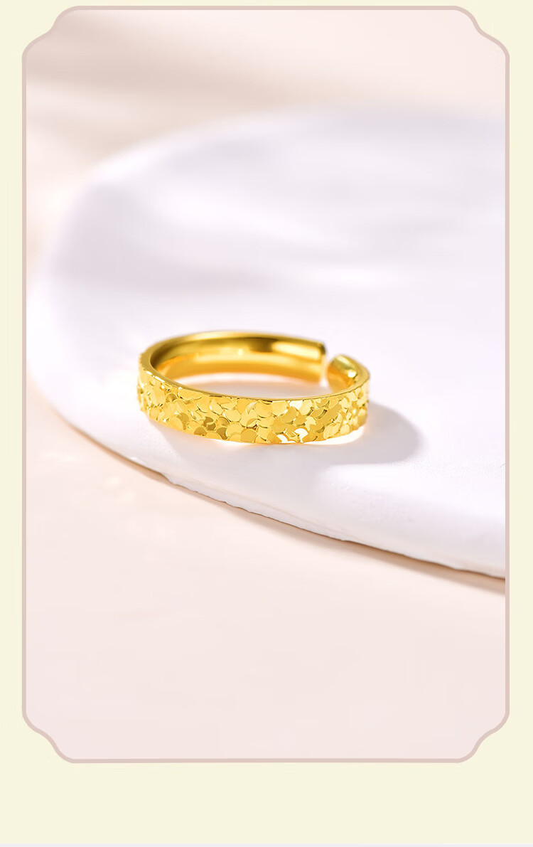 Jinliufu Auspicious Couple Rings Ice-Crystal Sterling Silver Sparkling Open Band Ring Qixi Festival Gift for Girlfriend Mom Wife 8