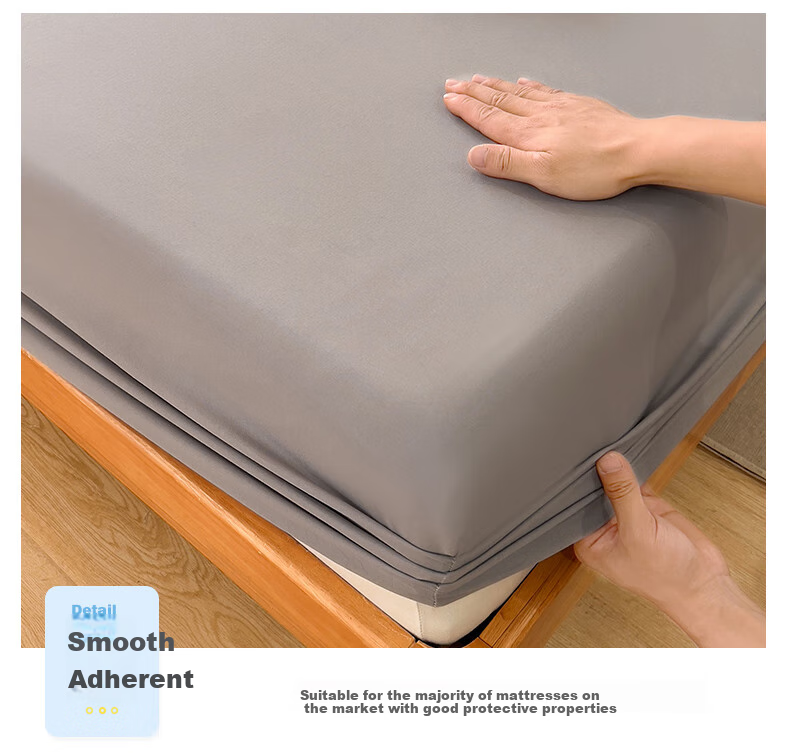 Hodo Class A Fitted Sheet Single Piece, Mattress Protector Cover, Anti-Dirt Non-Slip Full Coverage Bed Cover, Protective Cover, 1.8*2m, Guest Blue 13