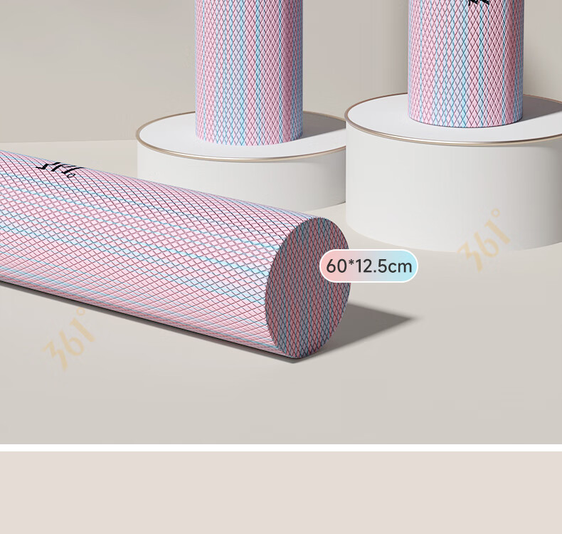 361° Solid Wolf Tooth Foam Roller Floating Point Muscle Relaxation Professional Roller Leg Massage Yoga Fitness 2